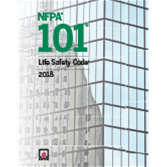 <h1>
	<span style="color: rgb(165, 42, 42);"><span style="font-size: 36px;">NFPA 101</span></span></h1>
<p>
	<span style="color: rgb(165, 42, 42);"><span style="font-size: 26px;">Life Safety Code&reg;</span></span></p>
<p>
	&nbsp;</p>
<p>
	The Life Safety Code is the most widely used source for strategies to protect people based on building construction, protection, and occupancy features that minimize the effects of fire and related hazards. Unique in the field, it is the only document that covers life safety in both new and existing structures</p>
